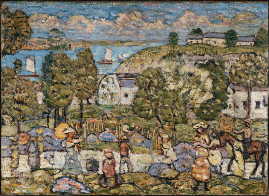 Nahant Yakınlarındaki Manzara - Maurice Prendergast