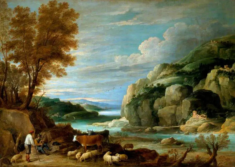 Kayalık Manzara ve Figürler - David Teniers le Jeune