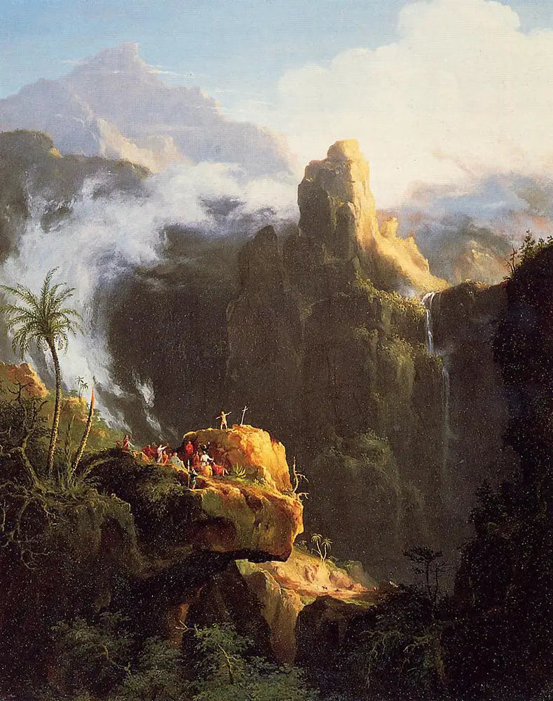Manzara: Doğada Saint Jean - Thomas Cole