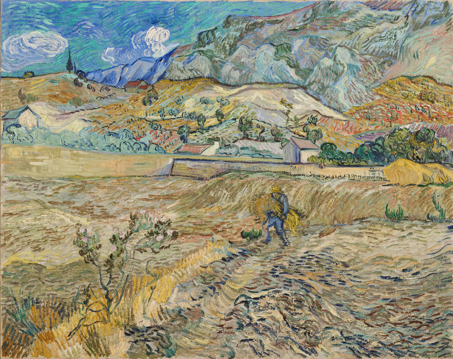 Saint-Rémy'de Manzara - Vincent van Gogh