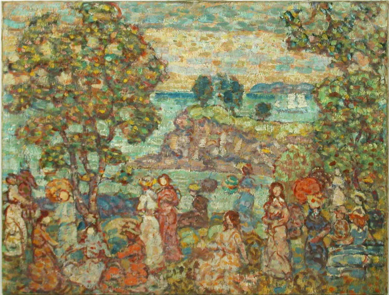 Manzara (plaj sahnesi) - Maurice Prendergast