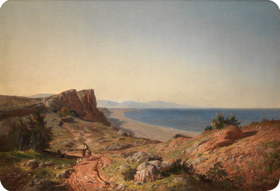 Un paysage. Souvenirs d'Andalousie: la côte méditerranéenne près de Torremolinos - Carlos de Haes