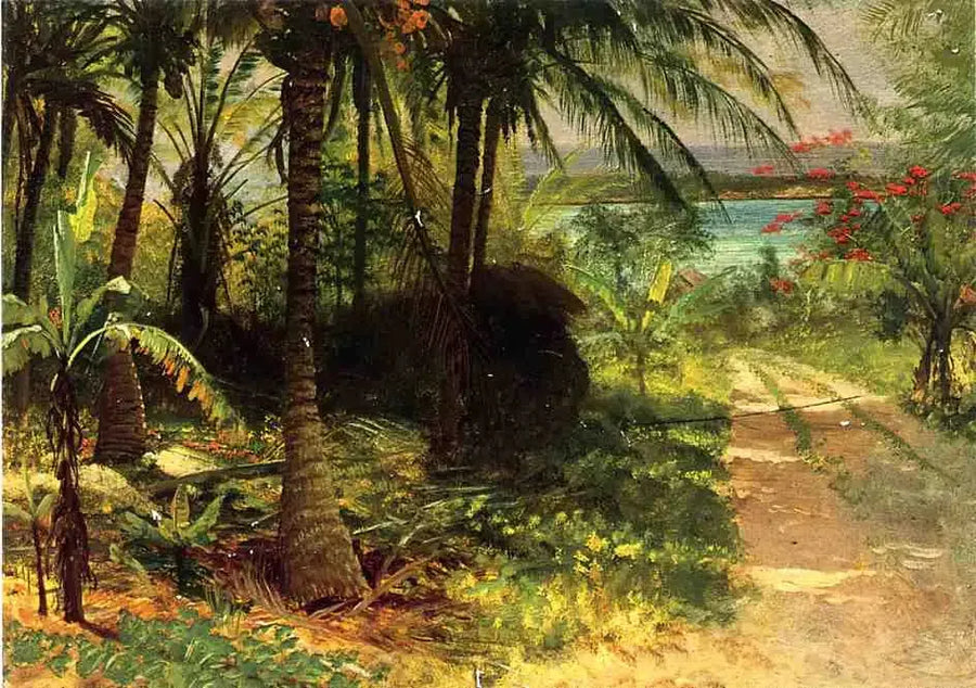 Tropikal Manzara - Albert Bierstadt