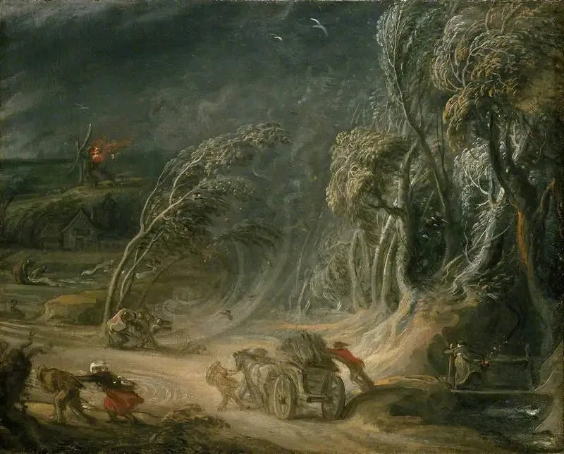 Manzara: Bir Fırtına - Peter Paul Rubens