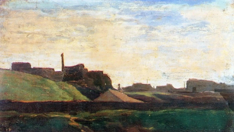 Fabrika manzarası W5 - Claude Monet