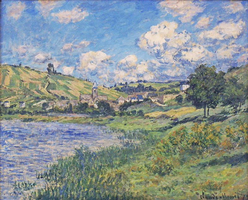 Manzara. Vétheuil W526 - Claude Monet