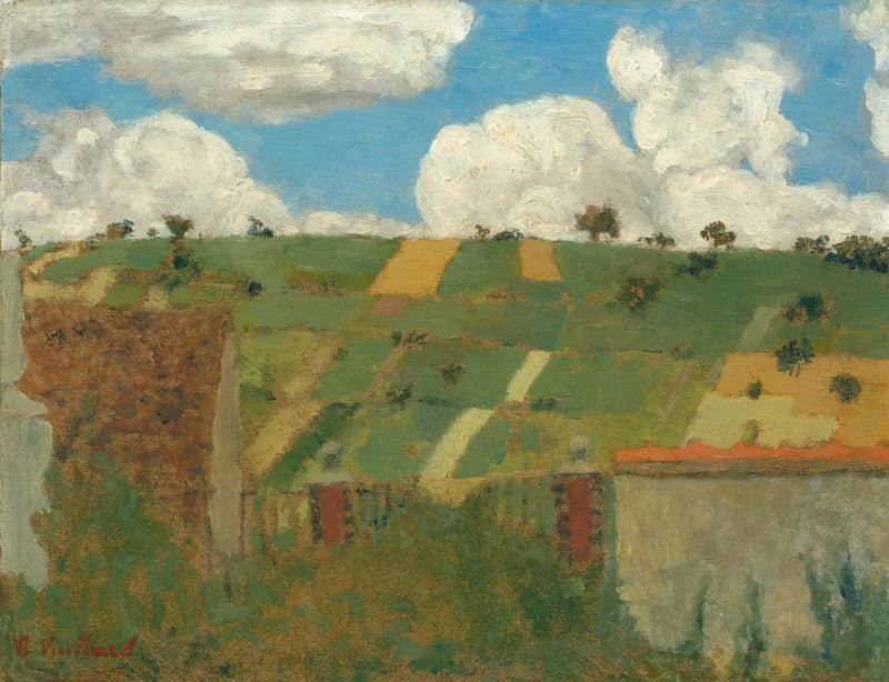 Manzara, Villeneuve-sur-Yonne - Édouard Vuillard
