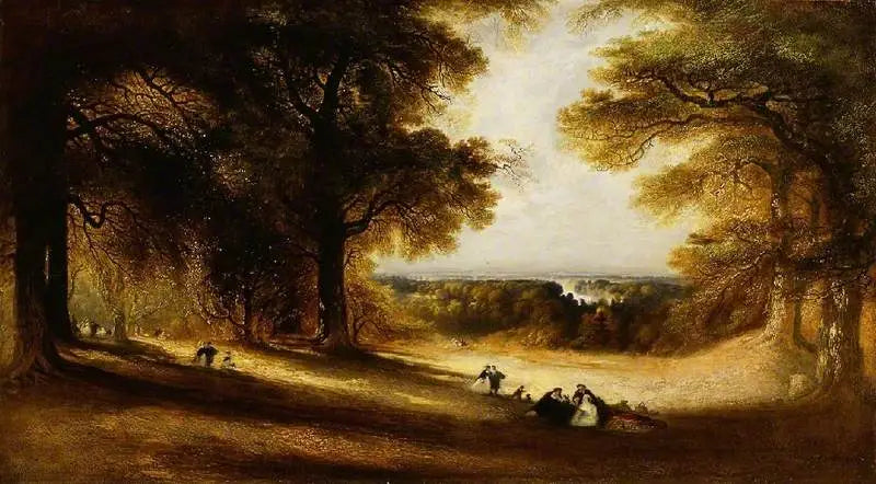 Manzara: Richmond Park'taki Manzara - John Martin