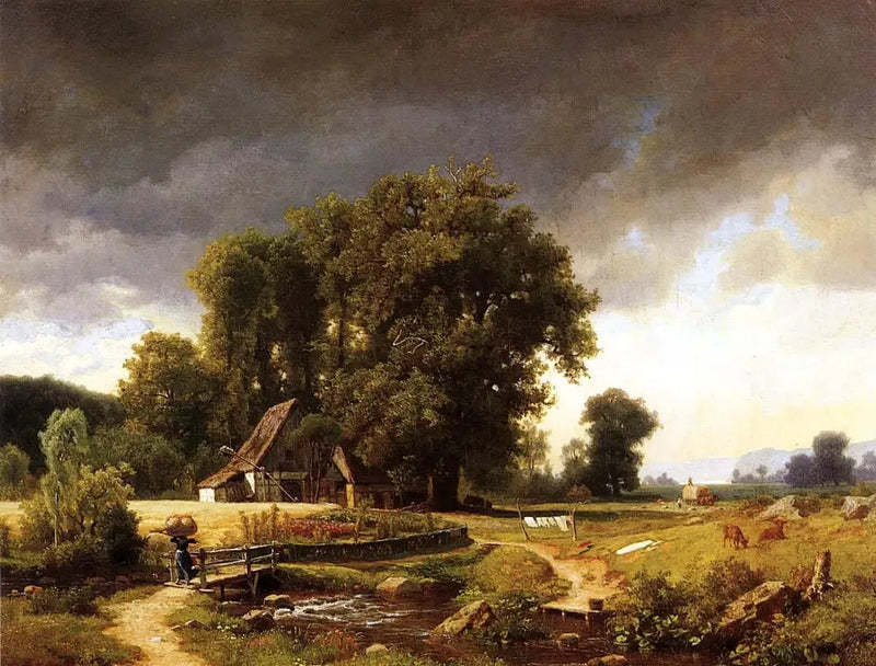 Batıfalya Manzarası - Albert Bierstadt