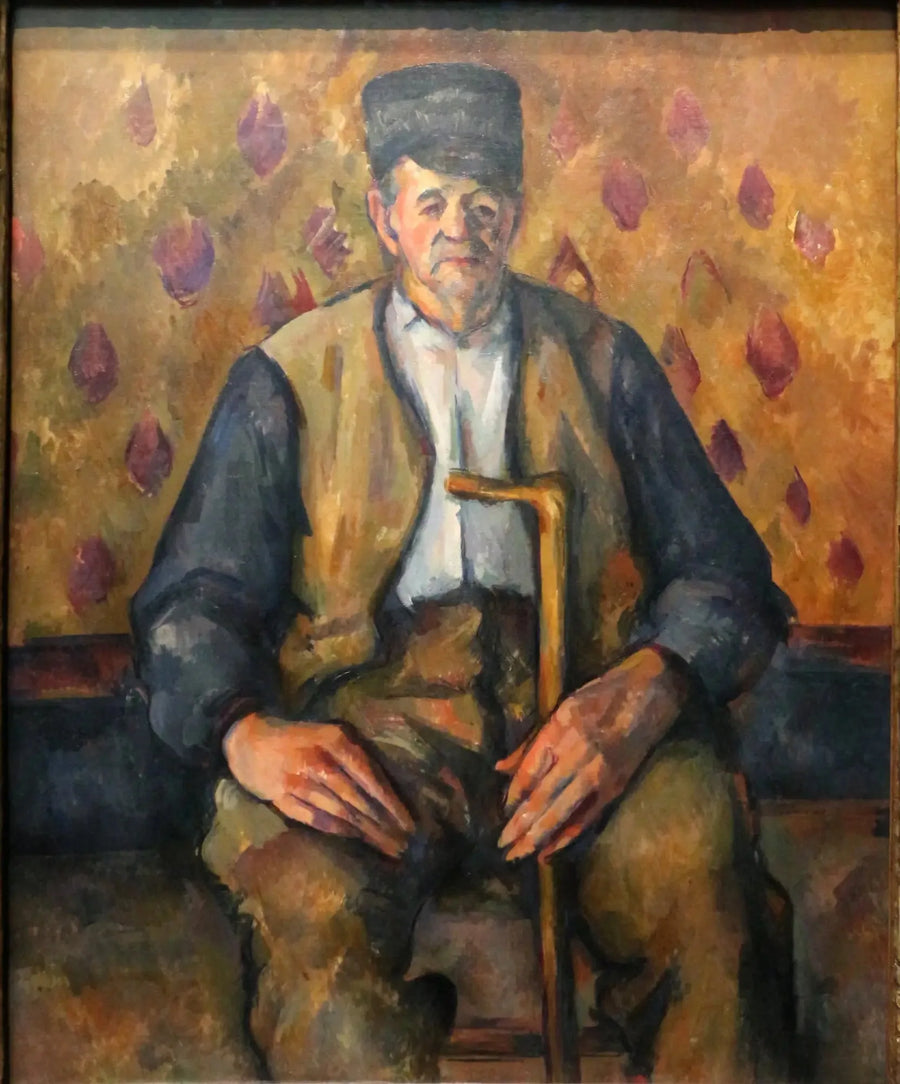 Oturan çiftçi - Paul Cézanne