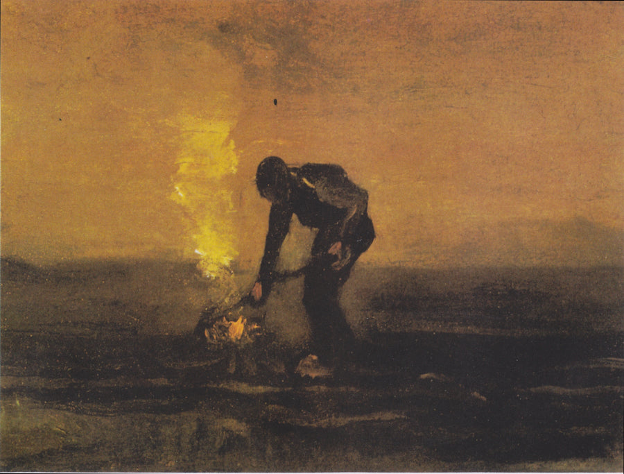 Yabani otları yakan çiftçi - Vincent van Gogh