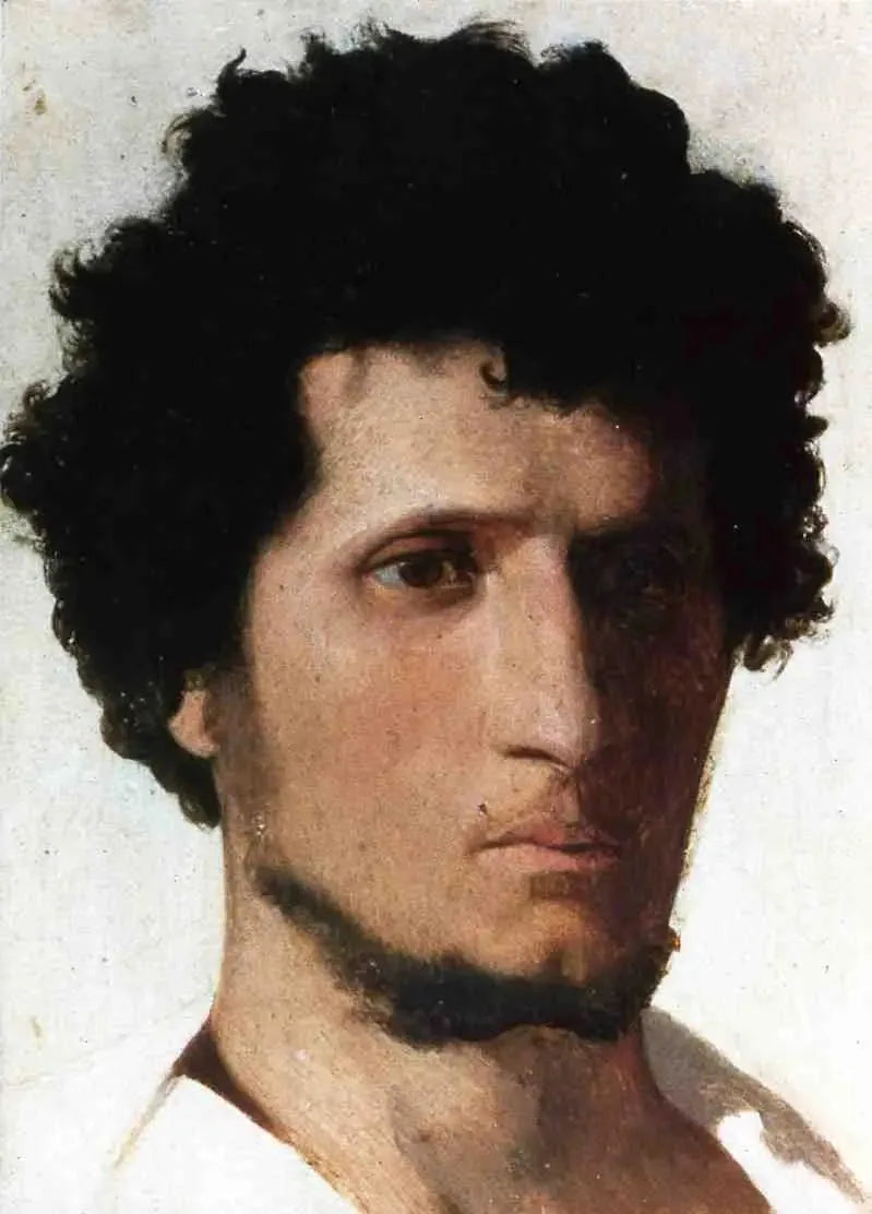 Roma kırsalından bir köylü, önden - Jean-Léon Gérôme