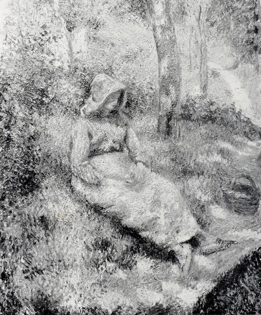 Oturan Köylü - Camille Pissarro