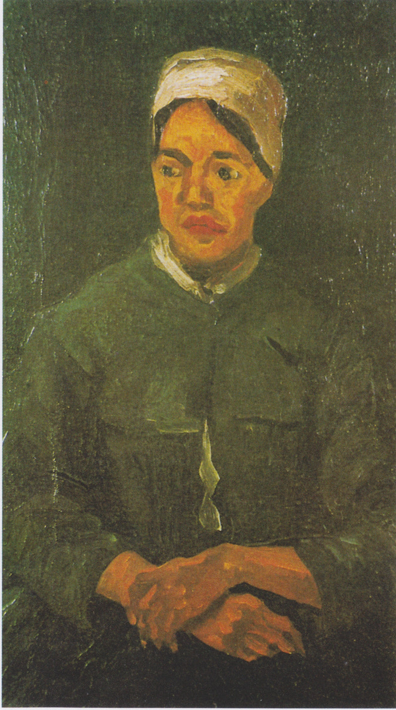 Çiftçi, oturmuş (yarım figür) - Vincent van Gogh