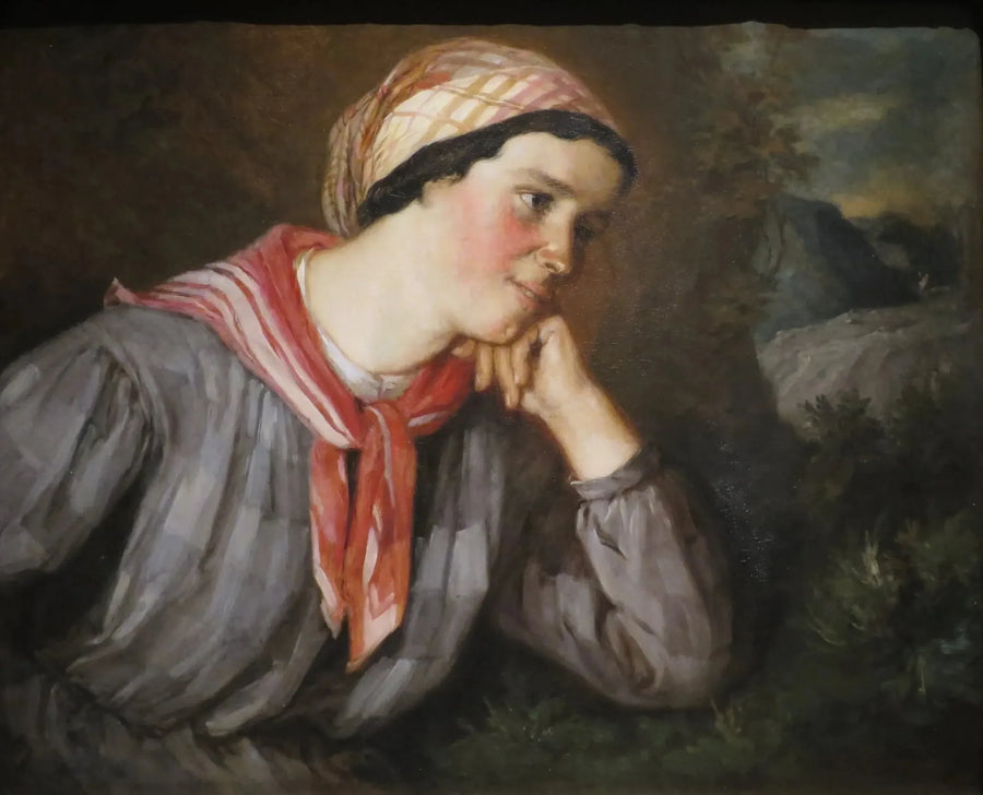 Paysanne au madras - Gustave Courbet