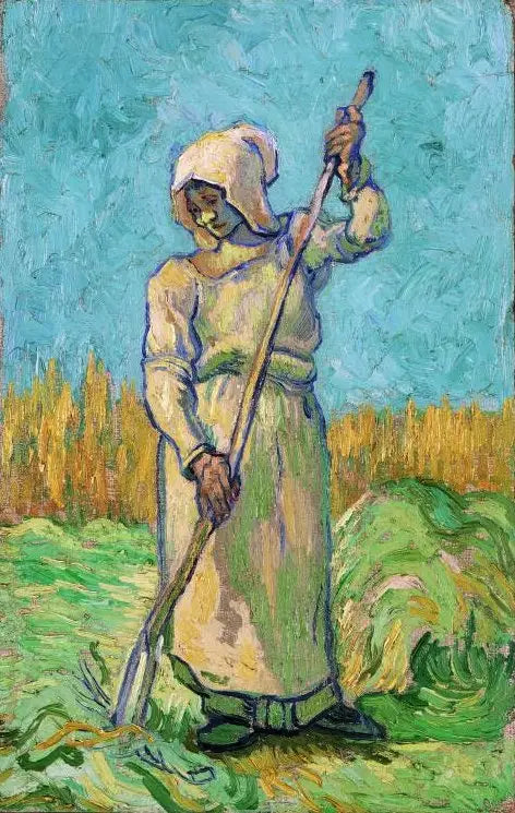 Tırmıklı Köylü Kadın (Millet'e göre) - Vincent van Gogh