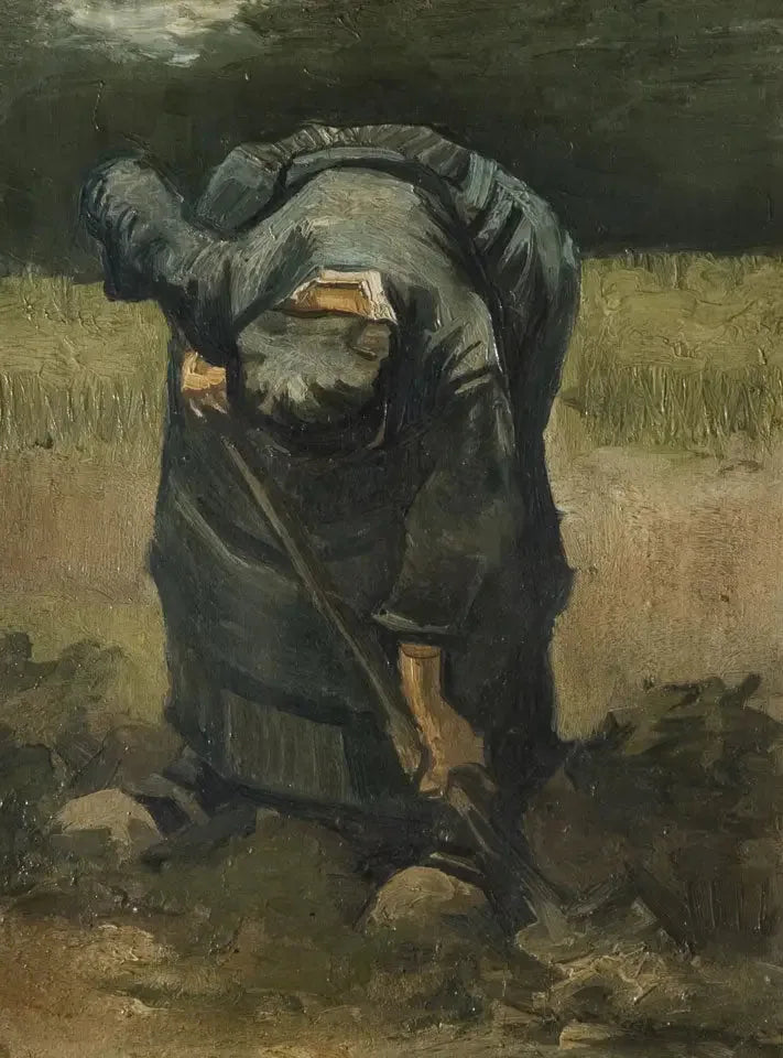Toprağı kazıyan köylü - Vincent van Gogh