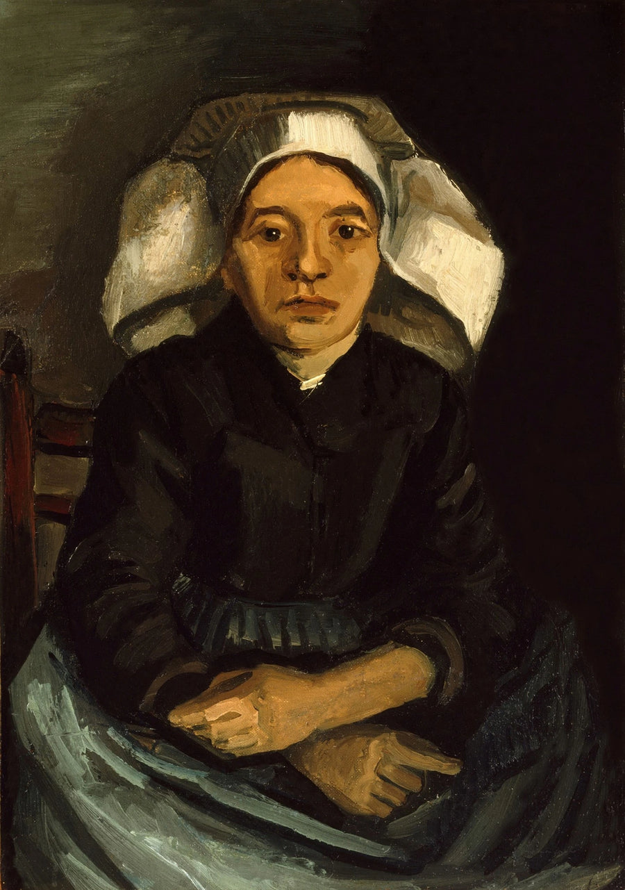 Çiftçi, yarı figür, oturmuş - Vincent van Gogh