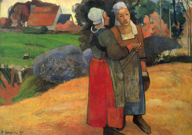 Breton Kadınları - Paul Gauguin