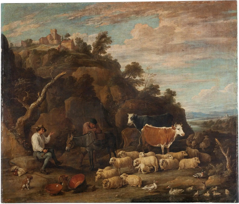 Çiftçiler Konuşuyor - David Teniers genç