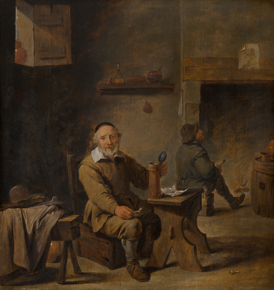 Paysans dans une auberge - Artiste inconnu du Rijksmuseum