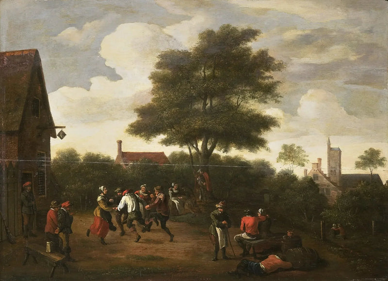 Çiftçiler Dans Ediyor - David Teniers le Jeune