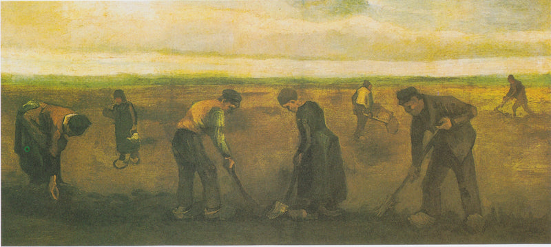 Patates diken köylüler - Vincent van Gogh
