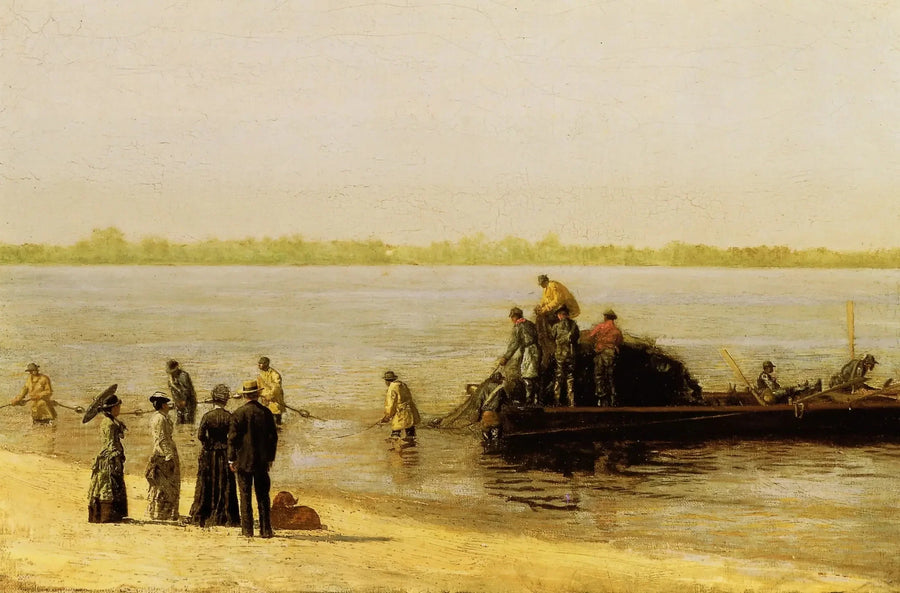 Gloucester Nehri'nde Delaware'da alose balıkçılığı - Thomas Eakins