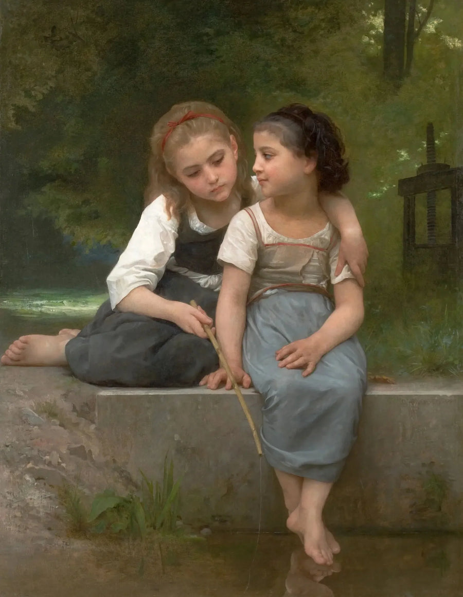Kurbağa Avı - Bouguereau