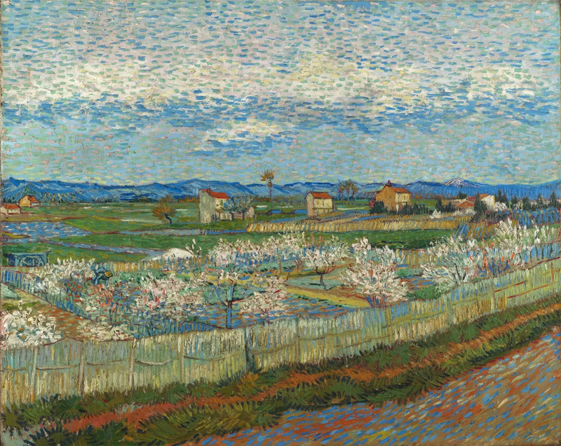 Çiçek Açan Şeftaliler - Vincent van Gogh