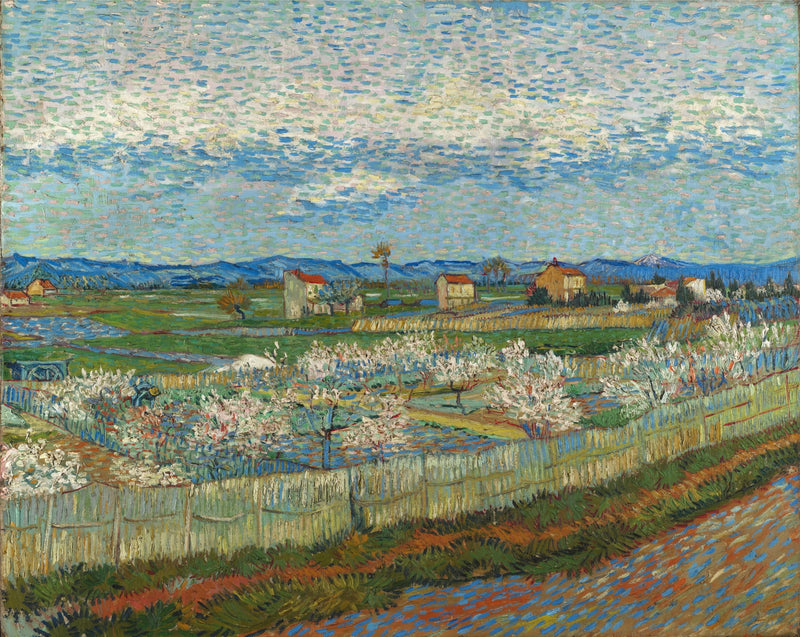 Çiçek Açan Şeftaliler - Vincent van Gogh