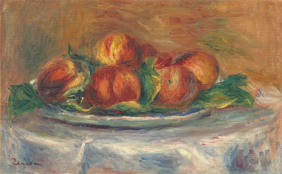 Bir Tabakta Şeftali - Pierre-Auguste Renoir