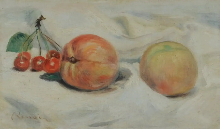 Şeftali ve kirazlar - Pierre-Auguste Renoir