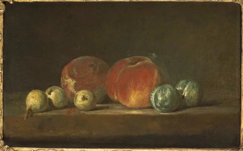Şeftali ve Erik - Jean Simeón Chardin