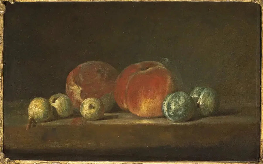 Şeftali ve Erik - Jean Simeón Chardin