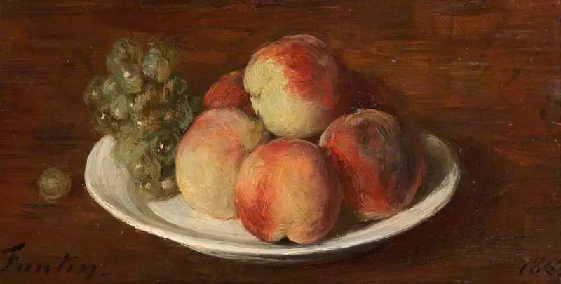 Şeftali ve Üzümler - Henri Fantin-Latour