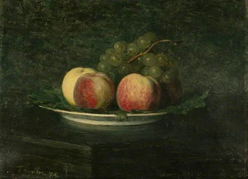Şeftali ve Üzümler - Henri Fantin-Latour
