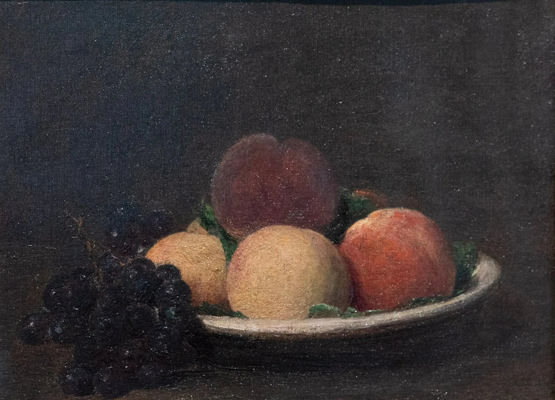 Şeftali ve Siyah Üzümler - Henri Fantin-Latour