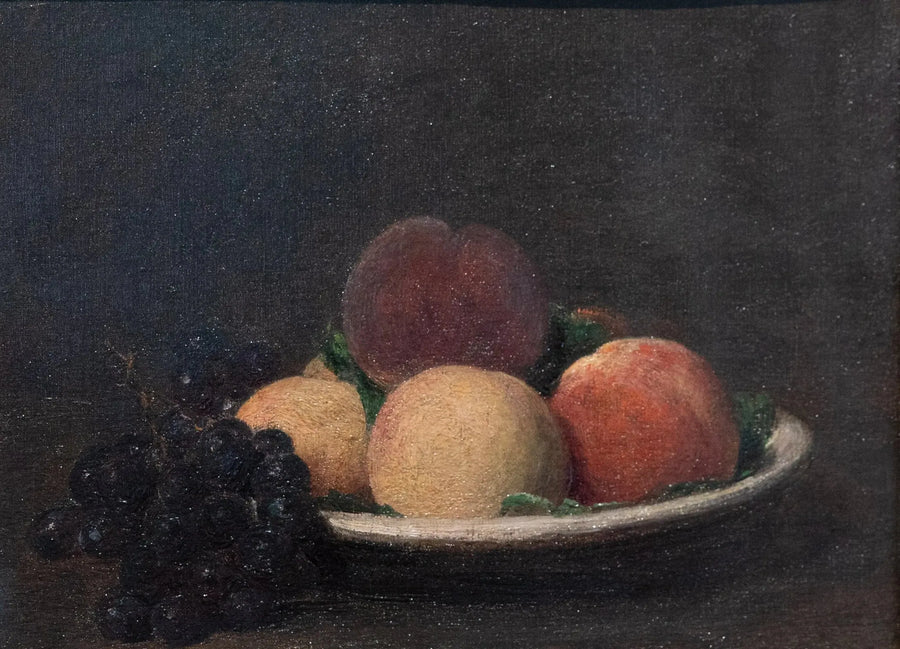 Şeftali ve Siyah Üzümler - Henri Fantin-Latour