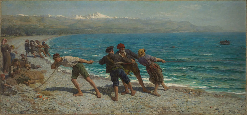 Menton Balıkçıları - Jules Breton