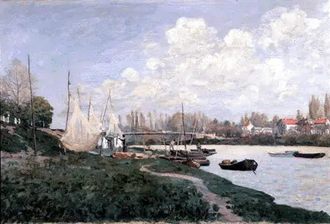Ağızlarını açan balıkçılar - Alfred Sisley