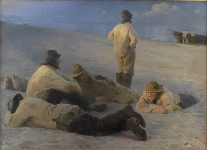 Skagen Plajında Balıkçılar - Peder Severin Krøyer