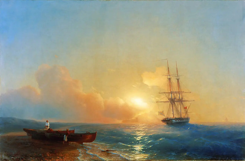 Plajda Balıkçılar - Ivan Aïvazovski