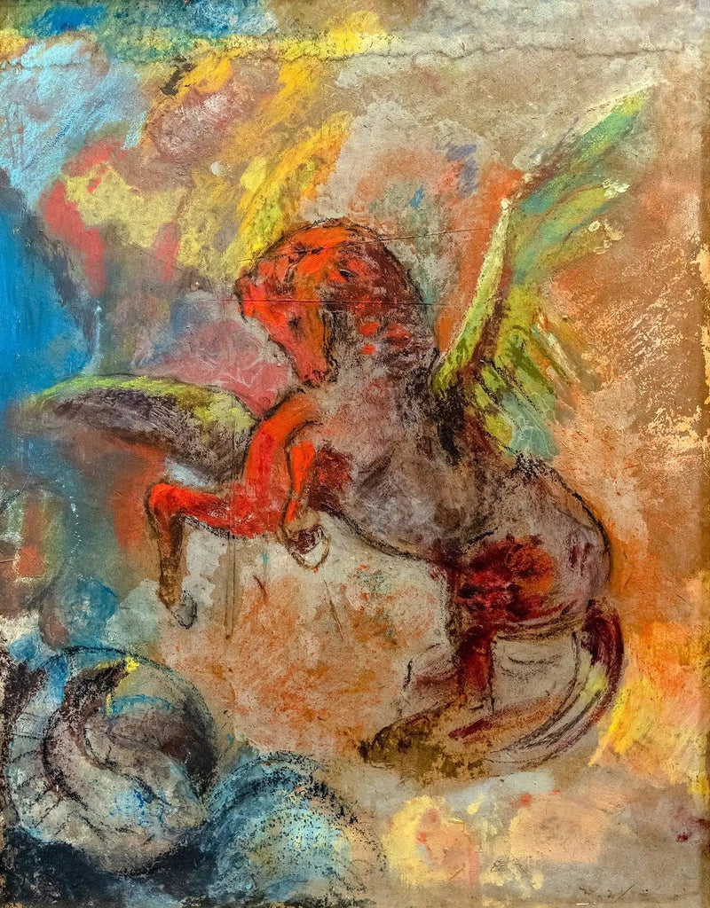 Pegasus ve Hydra - Odilon Redon