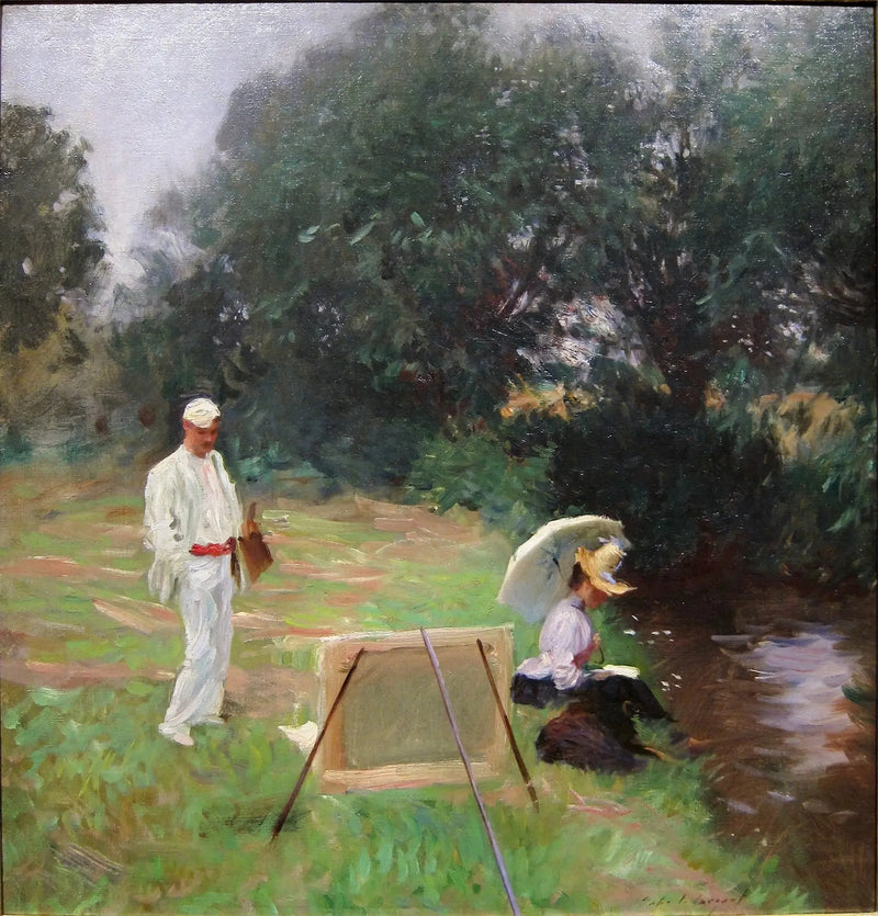Dennis Miller'in Calcot'taki sığınağı tablosu - John Singer Sargent