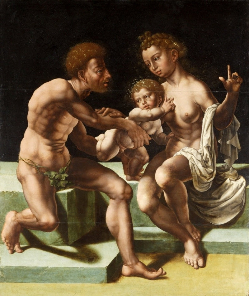 Pélée ve Thetis genç Achille ile. - Jan Gossaert