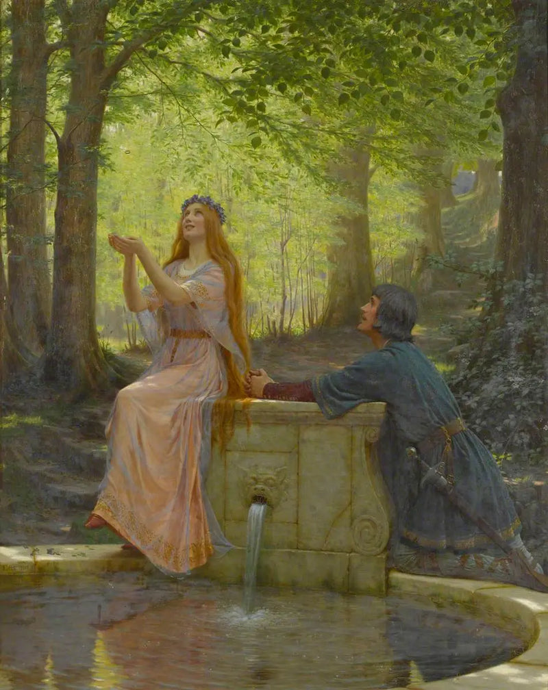 Pelléas ve Mélisande - Edmund Blair Leighton