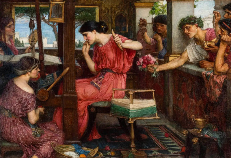 Penelope ve Talipler - John William Waterhouse