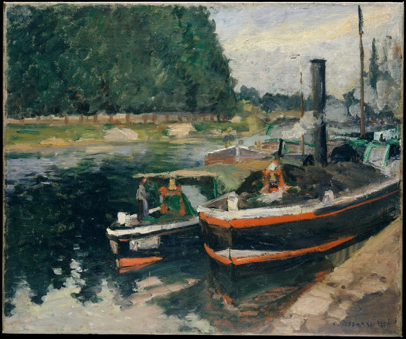 Pontoise'daki Sandallar - Camille Pissarro