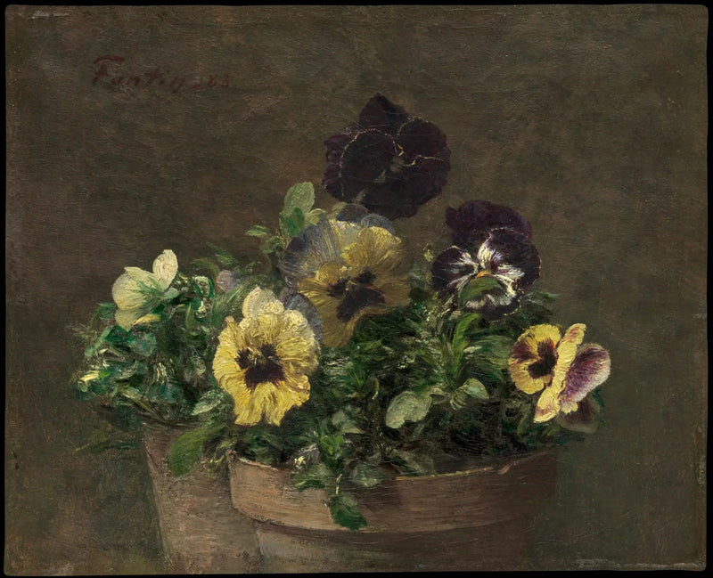 Saksıda Düşünceler - Henri Fantin-Latour